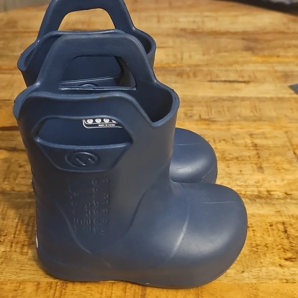 Oudoor MASTER‎ Kids Blue RAIN Boots LIGHT WEIGHT SIZE 6